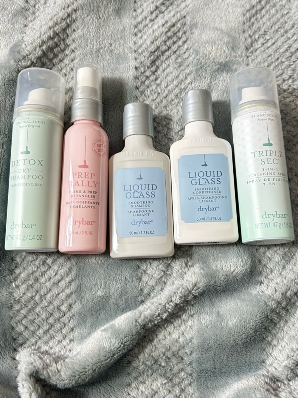 Drybar travel-size hair set